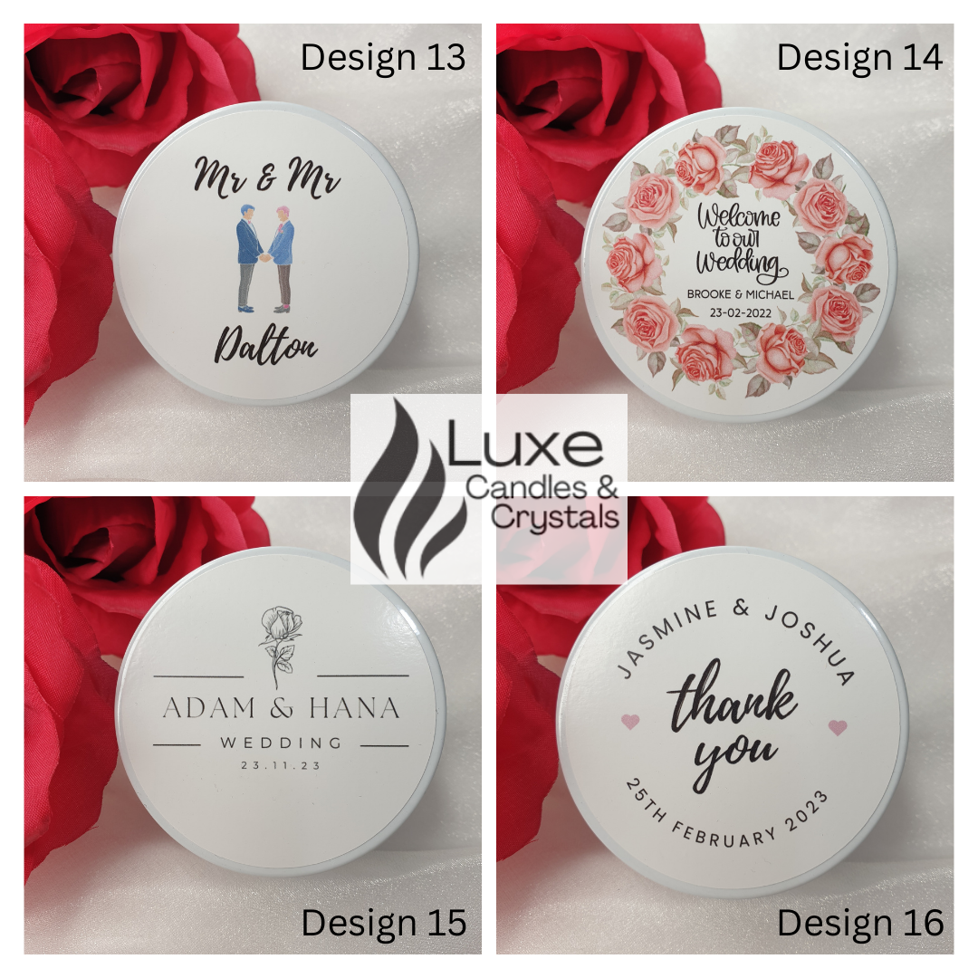 Wedding Favour Boxed Glass Candle