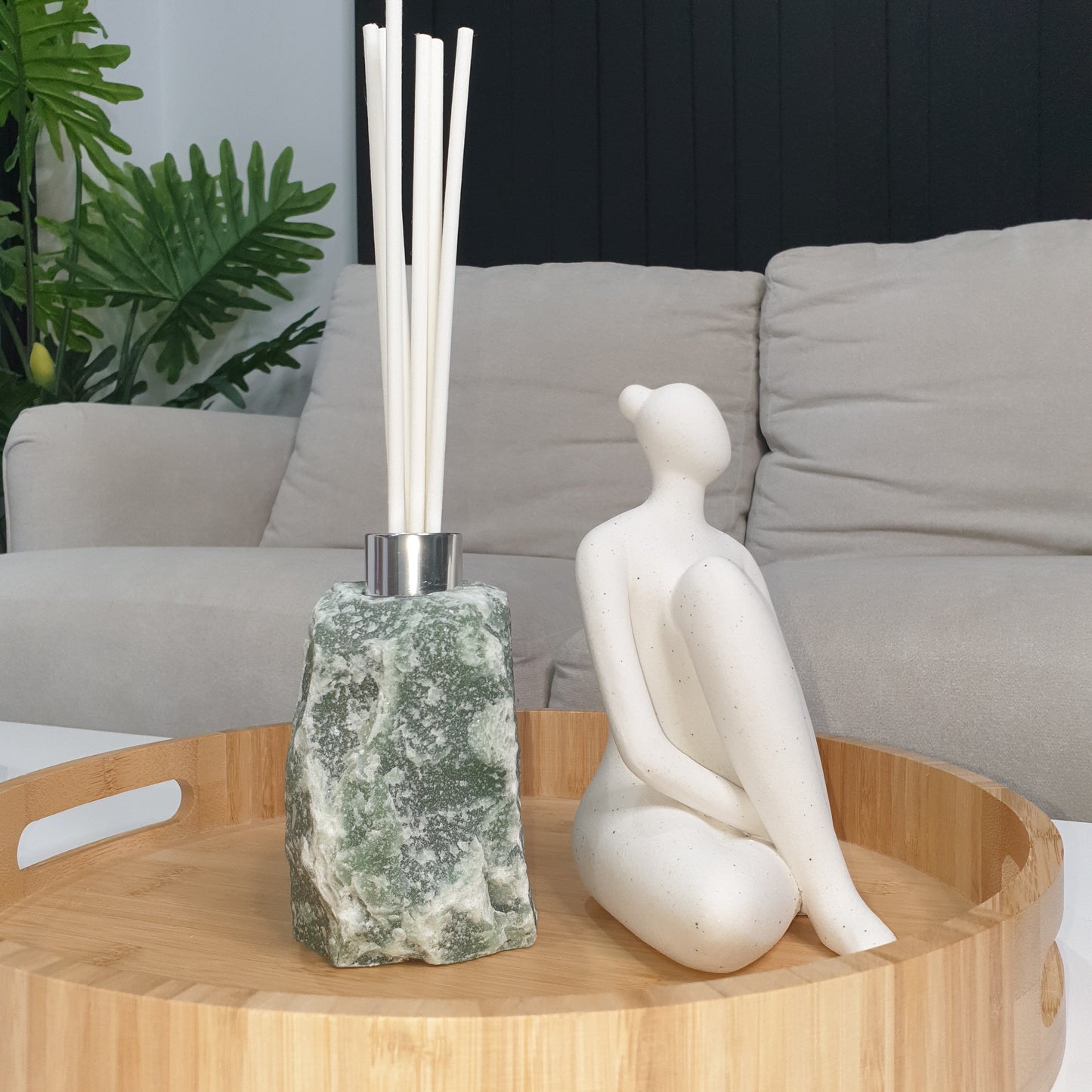 Green Aventurine Crystal Reed Diffuser